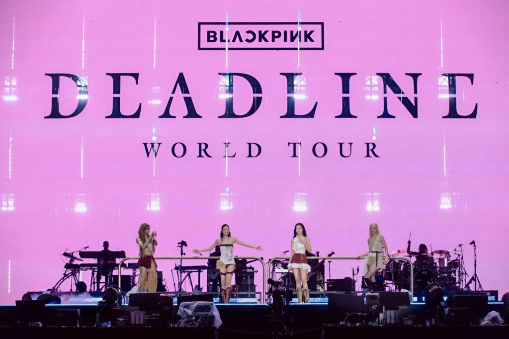 sân khấu tour diễn deadline blackpink