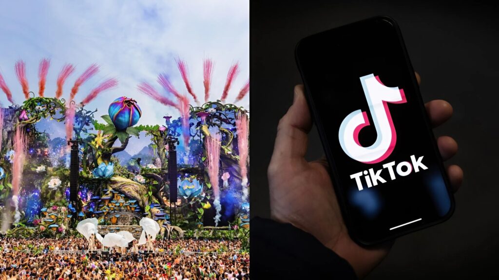 tomorrowland livestream tiktok 1