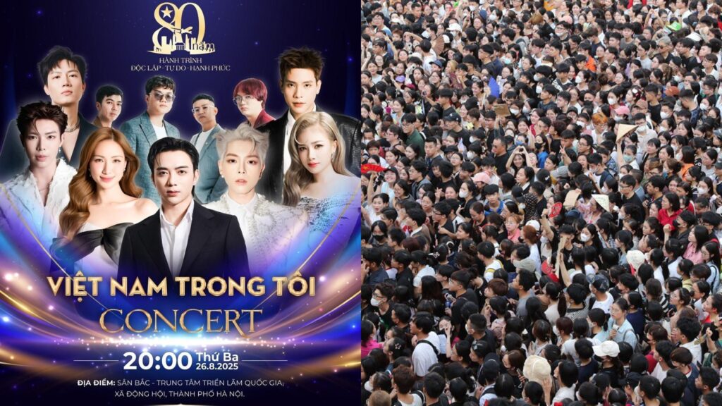 Concert Việt Nam trong tôi vé miễn phí nhân dịp kỷ niệm 80 năm Quốc khánh 2.9