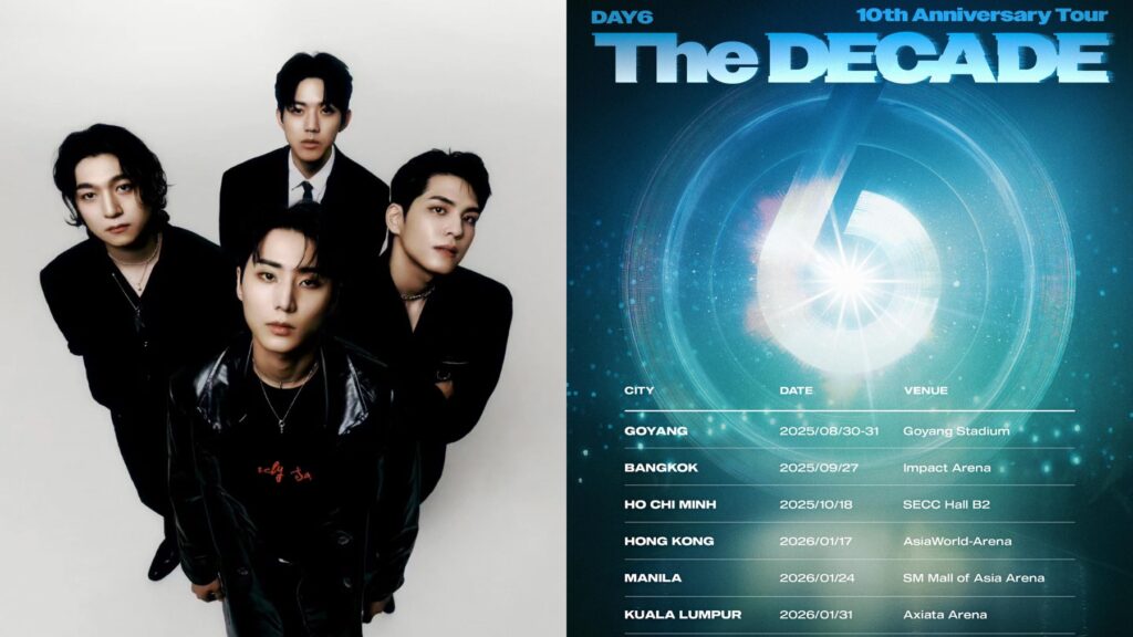 DAY6 concert The DECADE tại TP.HCM
