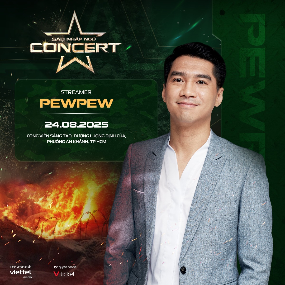 PewPew Sao Nhập Ngũ Concert