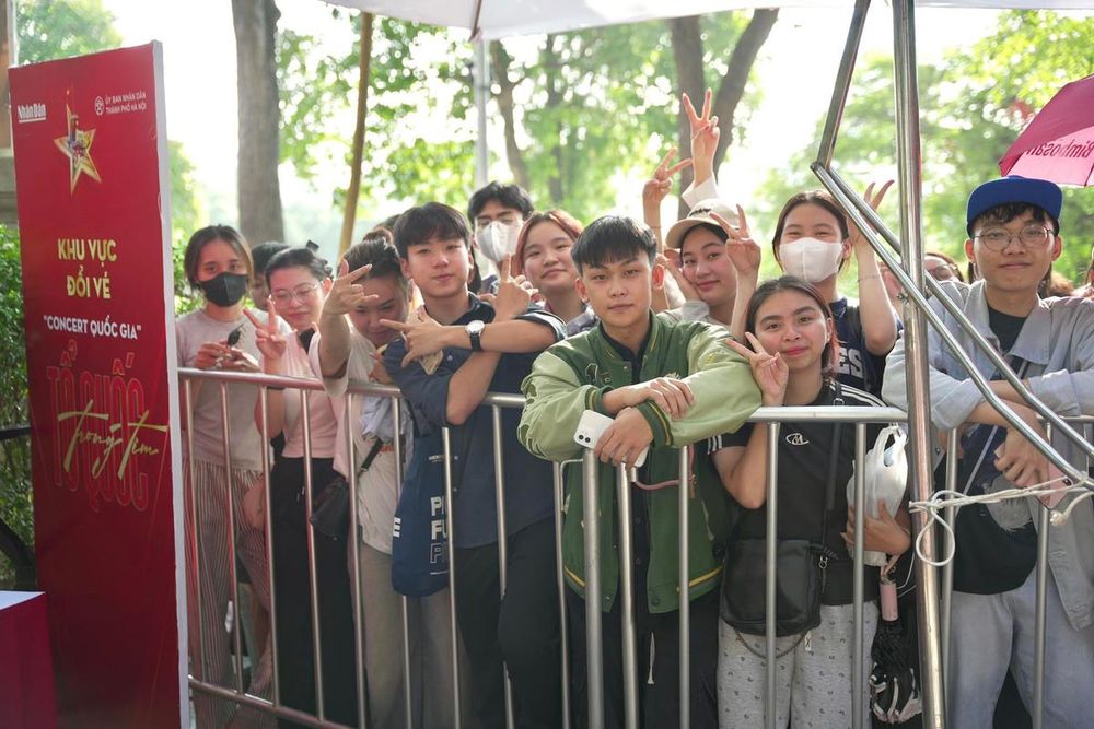 khu vực đổi vé concert